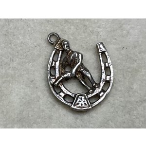 画像1: 馬蹄のシルバーチャーム