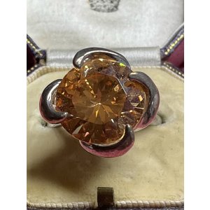 画像1: 珍しいデザインのビンテージリング1960年イギリス