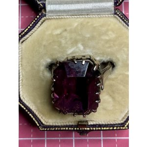 画像1: パープルが綺麗なビンテージリング