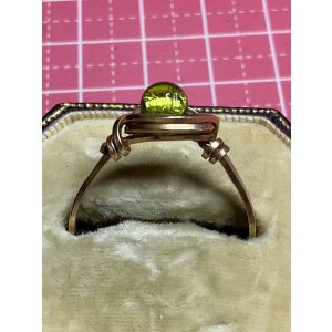 画像5: 綺麗なグリーンが魅力なビンテージリング1940年イギリス