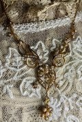 素晴らしい作りのゴールドシードパールネックレス1890年イギリス