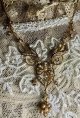 素晴らしい作りのゴールドシードパールネックレス1890年イギリス