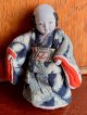 綺麗な柄のちりめん着物が可愛い明治の豆人形