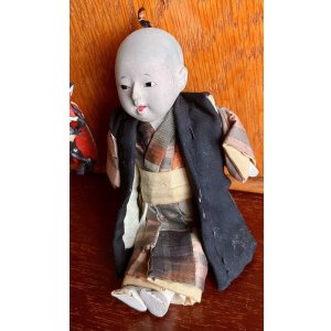 画像4: ちょんまげが可愛い明治の豆人形