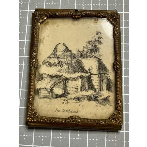 画像8: ムーミンの世界観のプリントが入ったアンティークフォトフレーム1880年イギリス