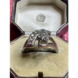 画像7: 珍しいデザインのビンテージリング1940年イギリス