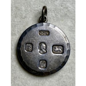 画像1: ビンテージシルバーペンダント1920年イギリス
