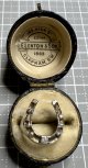馬蹄型のグッドラックシルバーリング1920年イギリス