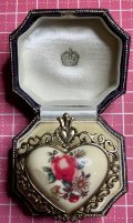 ハートで可愛いビンテージリング1940年イギリス