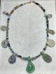 ビザンチウム古代東ローマ帝国シリア近郊出土品ネックレス　5-6世紀