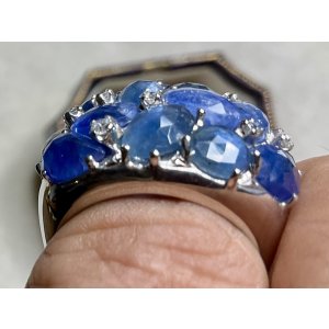 画像8: 綺麗なサファイアのリング1960年イギリス