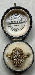 とても珍しいリバーシブルダイアモンドリング1940年イギリス