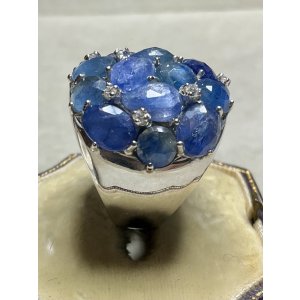 画像16: 綺麗なサファイアのリング1960年イギリス