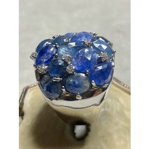 画像13: 綺麗なサファイアのリング1960年イギリス