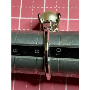 画像2: 模造パールのビンテージリング1960年イギリス