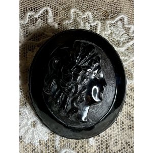 画像1: ビクトリア時代のジェットのカメオ1880年イギリス