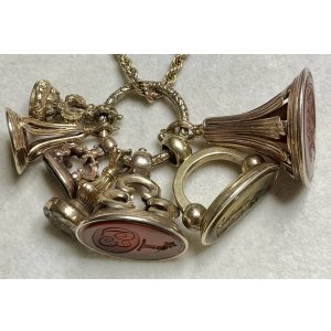 画像1: 素晴らしいシールコレクションペンダントトップ1860年イギリス