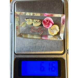 画像3: Betty さんに贈られたルーサイトブローチ1950年イギリス