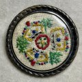可愛い刺繍のビンテージブローチ1940年イギリス