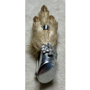 画像10: 雷鳥の足のラッキーブローチ1950年スコットランド