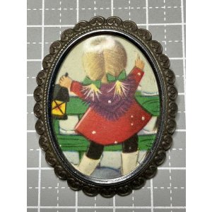 画像3: 後ろ姿が可愛いビンテージブローチ1950年イギリス