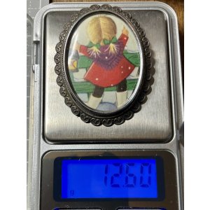 画像2: 後ろ姿が可愛いビンテージブローチ1950年イギリス