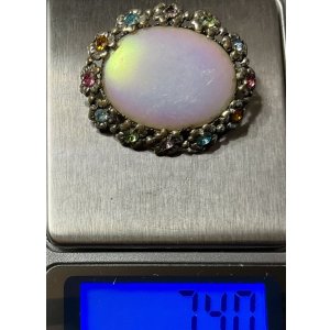 画像2: 綺麗な色合いのビンテージブローチ1940年イギリス