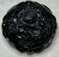 ジェットのブローチ1880年イギリス