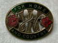 第一次世界大戦中にイギリスで結成された女性農業労働者部隊のバッジ　1920年イギリス