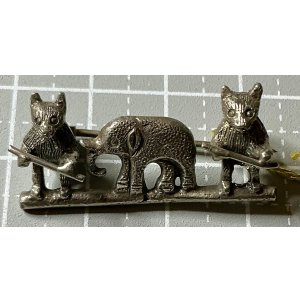 画像3: 働き者のベアとゾウのブローチ1920年イギリス
