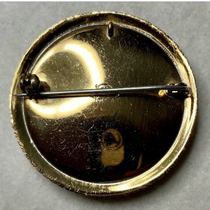 画像5: 素朴な絵が可愛いサイン入りミニアチュールブローチ1920年イギリス