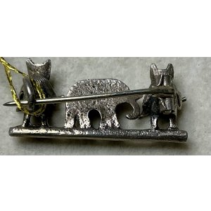 画像4: 働き者のベアとゾウのブローチ1920年イギリス