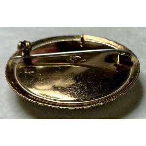 画像3: 素朴な絵が可愛いサイン入りミニアチュールブローチ1920年イギリス