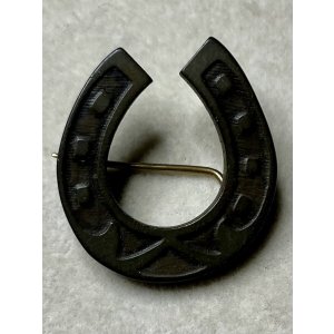 画像1: ボグオークの馬蹄ブローチ1880年イギリス