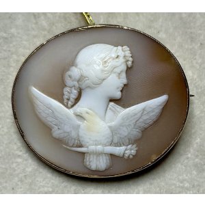 画像1: ビクトリア時代のヘラのカメオ1880年イギリス