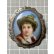 画像3: 凛々しい顔のポーセリンブローチ1880年イギリス