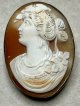 ビクトリア時代のシェルカメオブローチ1880年イギリス