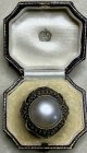 とても綺麗なカルチャーパールと金銀細工のリング1940年イギリス