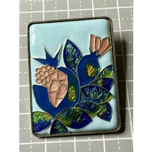 画像3: 綺麗な七宝のブローチ＆ペンダント1960年イギリス