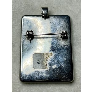 画像4: 綺麗な七宝のブローチ＆ペンダント1960年イギリス