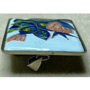 画像6: 綺麗な七宝のブローチ＆ペンダント1960年イギリス