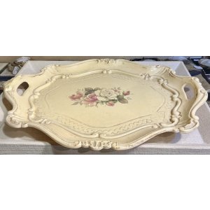 画像6: 素敵なお花のビンテージトレイ1960年イタリア