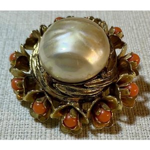 画像10: 色合いが素敵なビンテージブローチイギリス1940年