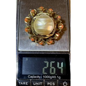 画像4: 色合いが素敵なビンテージブローチイギリス1940年