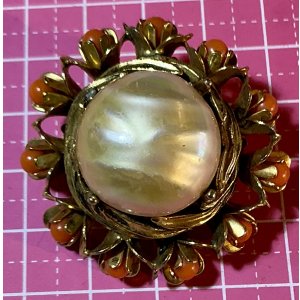 画像2: 色合いが素敵なビンテージブローチイギリス1940年