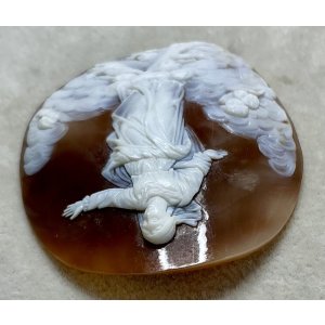 画像7: 世界に守護神を広める幸せの構図のシェルカメオルース1880年イギリス