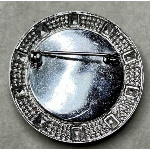 画像4: 景色のような模様が綺麗なマザーオブパールのビンテージブローチ1940年イギリス