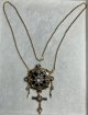 店長が着けているダイアモンドブローチ&ネックレス1880年イギリス