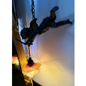 画像8: 天使のランプシェード1920年フランス