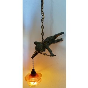 画像21: 天使のランプシェード1920年フランス